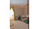 Cozy bedroom featuring a comfortable bed and string lights at 504 Grand Woods Dr, Indianapolis, IN 46224