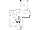 Two-story house floor plan, showing main floor layout at 8640 Lantern Farms Dr, Fishers, IN 46038