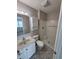 Bathroom with shower, toilet and vanity at 9120 Jene Ct, Indianapolis, IN 46234