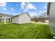Level backyard with green grass at 1705 Real St, Indianapolis, IN 46240