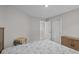 Cozy bedroom showcasing plush carpet and access to a closet at 1705 Real St, Indianapolis, IN 46240