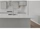 Modern kitchen with stainless steel appliances, granite countertops, and a spacious island at 1709 Real St, Indianapolis, IN 46240