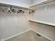 Large walk-in closet with shelving and hanging rods at 2062 Sumpter Trl, Columbus, IN 47203