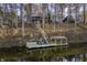 Lakefront property with private dock and boathouse at 387 W Roszell Dr, Nineveh, IN 46164