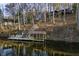Lakefront property with private dock and boathouse at 387 W Roszell Dr, Nineveh, IN 46164