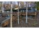 Lakefront home with wraparound deck and stairs to lake at 387 W Roszell Dr, Nineveh, IN 46164