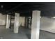 Unfinished basement with HVAC system and ample storage space at 555 N Oakland Ave, Indianapolis, IN 46201
