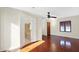 Bright bedroom with hardwood floors and large windows at 6072 Meridian St W Dr, Indianapolis, IN 46208