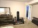 Finished basement with neutral walls and a carpeted floor at 9812 W 900 N Rd, Elwood, IN 46036