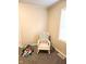 Cozy bedroom featuring a rocking chair and carpeted floors at 9812 W 900 N Rd, Elwood, IN 46036