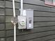 Electric meter and breaker box on the side of a house at 1601 Spann Ave, Indianapolis, IN 46203