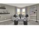 Comfortable living room with corner sofa, decorative pillows, and modern furnishings at 19452 Lewis Cir, Westfield, IN 46074