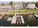 Waterfront property with dock and boat lift, perfect for enjoying lake activities and scenic views at 3150 Beach Blvd, Cicero, IN 46034