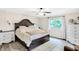Spacious bedroom with a king-size bed and plenty of natural light at 3828 Highland Park Dr, Greenwood, IN 46143