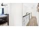 Upstairs hallway with access to bedrooms and loft area at 3828 Highland Park Dr, Greenwood, IN 46143