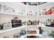 Well-organized pantry with ample shelving for storage at 3828 Highland Park Dr, Greenwood, IN 46143