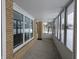 Bright sunroom with view of a snow covered backyard at 515 Wedgewood Dr, Anderson, IN 46013