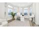 Spacious home office with built in workspace and large windows at 559 Fulton St, Indianapolis, IN 46202