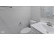 Clean bathroom with white vanity and a shower at 6322 Loraine Dr, Brownsburg, IN 46112