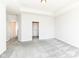 Bedroom featuring neutral carpet, closet, and recessed lighting at 9217 Hawley Dr, Indianapolis, IN 46216