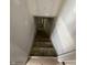 Unfinished basement stairs leading downstairs at 1256 Kappes St, Indianapolis, IN 46221