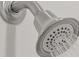 Close-up of a modern shower head with multiple spray settings and strong water flow at 19349 Sumrall Pl, Westfield, IN 46074