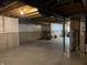Unfinished basement with plumbing and HVAC systems at 4061 Omaha Dr, Bargersville, IN 46106