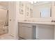 Bright bathroom with vanity, toilet and shower/tub combo at 4061 Omaha Dr, Bargersville, IN 46106