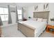 Spacious bedroom with king-size bed and natural light at 4061 Omaha Dr, Bargersville, IN 46106
