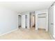This spacious bedroom boasts three closets, providing ample storage space for all your clothing and accessories at 475 Golf Ln, Indianapolis, IN 46260