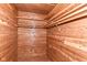 Cedar wood walk-in closet with rod and shelf system at 475 Golf Ln, Indianapolis, IN 46260