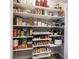Well-organized pantry with ample shelving and storage at 5328 Covington Ave, McCordsville, IN 46055