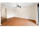 Bright living room with hardwood floors and neutral walls at 7817 Dartmouth Rd, Indianapolis, IN 46260