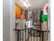 Functional laundry room with washer, dryer, and storage at 1405 Sheek Rd, Greenwood, IN 46143