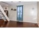 Cozy living room features hardwood floors and a charming window at 1405 Sheek Rd, Greenwood, IN 46143