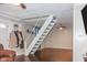 White painted stairs leading to the second floor at 1405 Sheek Rd, Greenwood, IN 46143