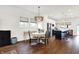 Modern kitchen with stainless steel appliances and a large island at 1656 Roosevelt Ave, Indianapolis, IN 46218