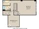 Second floor plan highlighting a bonus room, bedroom, walk-in closet and bathroom at 19357 Sumrall Pl, Westfield, IN 46074