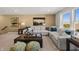 Comfortable living room featuring a sectional sofa, throw pillows, and decorative art at 19357 Sumrall Pl, Westfield, IN 46074