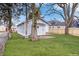 Large backyard with new fence and shade trees at 2005 E Maryland St, Indianapolis, IN 46201