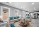 Open concept living room seamlessly connecting to kitchen and dining area, perfect for entertaining at 2005 E Maryland St, Indianapolis, IN 46201
