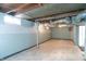 Clean, unfinished basement offering potential for extra living space at 3501 Caroline Ave, Indianapolis, IN 46218