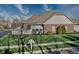 Brick house exterior with a landscaped yard at 6626 Easy St, Fishers, IN 46038