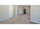 Spacious dining area with built-in hutch and access to other rooms at 67 W Brookville Rd, Fountaintown, IN 46130