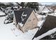 Aerial view of tan house and neighborhood at 714 Berkley Rd, Indianapolis, IN 46208