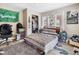 Cozy bedroom with a double bed and ample closet space at 714 Berkley Rd, Indianapolis, IN 46208
