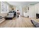 Multi-purpose bedroom with a sofa and workspace at 714 Berkley Rd, Indianapolis, IN 46208