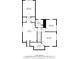 2nd floor plan; 746 sq ft at 714 Berkley Rd, Indianapolis, IN 46208