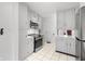 Recently remodeled kitchen with stainless steel appliances at 714 Berkley Rd, Indianapolis, IN 46208