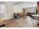 Spacious living room with hardwood floors and a cozy seating area at 714 Berkley Rd, Indianapolis, IN 46208